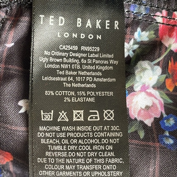 Ted Baker Black Zebra Printed Skinny Jean - Picture 7 of 7